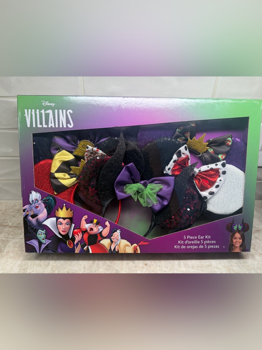 Disney Villains 5 pc Ear Kit / Headbands